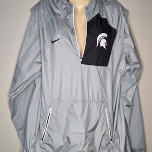 Nike Gray Windbreaker Jacket
